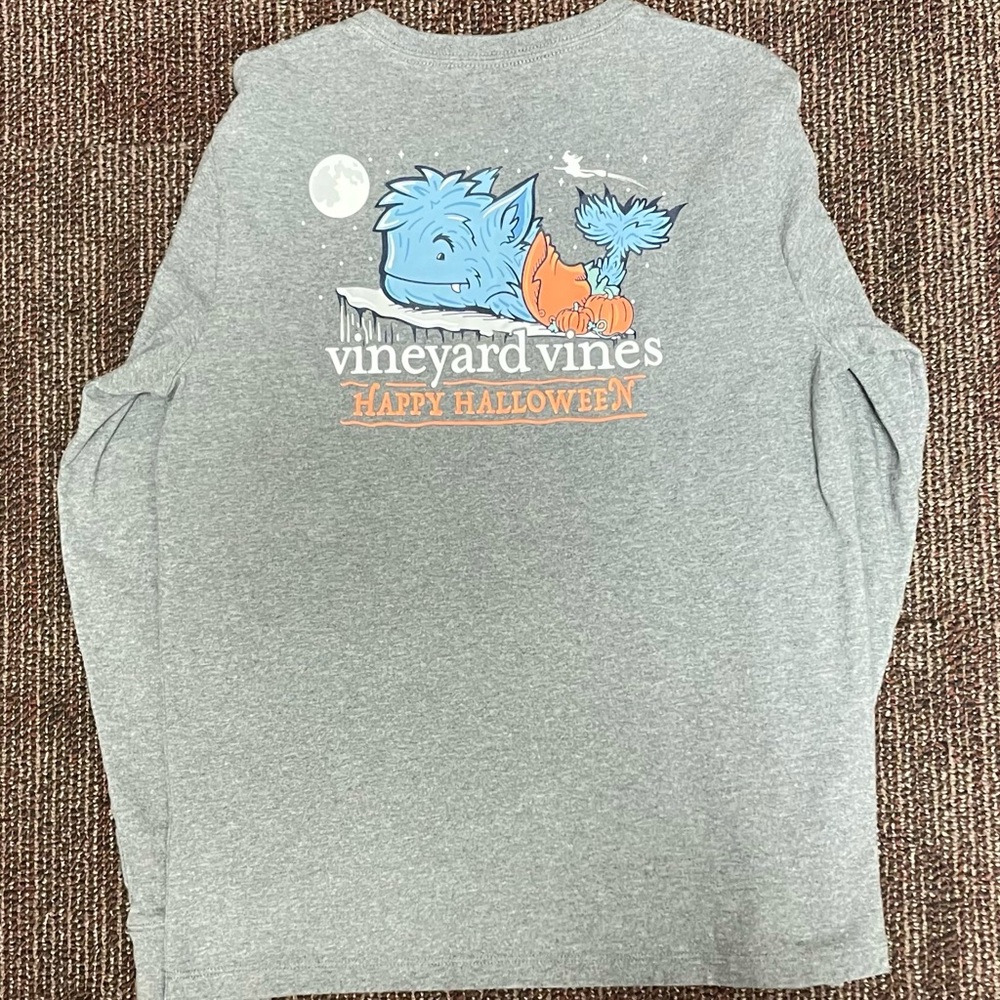Vineyard Vines long sleeve Halloween T-shirt - Boys medium